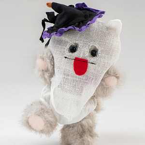 Котик Lina TeddyTales, Фантом, озорной, брелок, XS, 15 см